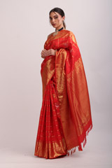 Red Silk Sareeuntitled (3 of 8)